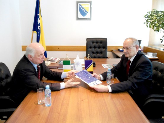 Предсједавајући Представничког дома др Божо Љубић сусрео се са директором Међународног фестивала "Сарајевска зима"